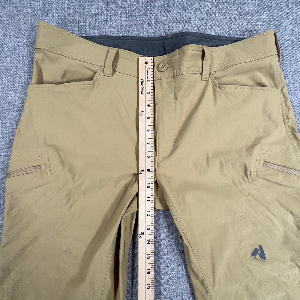 Eddie Bauer Guide Pro Pants Mens 38x32 (Fits as 38x31) Tan Stretch Hiking Travel - Picture 8 of 12